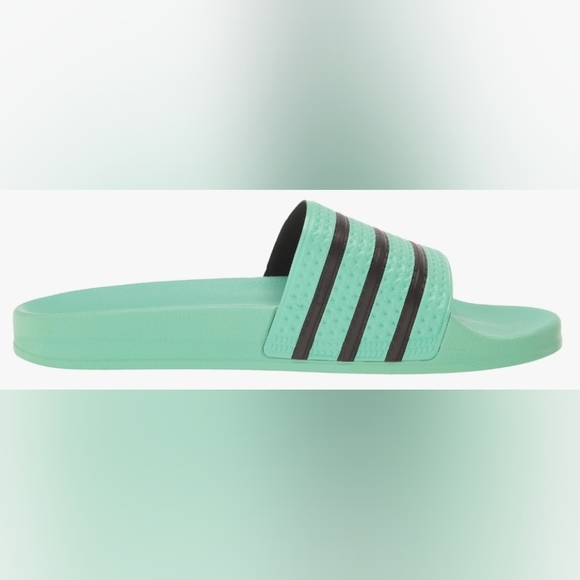 Adidas Men's Originals Adilette Slide Sandals with Black Stripes, Size 10 New - Picture 3 of 7